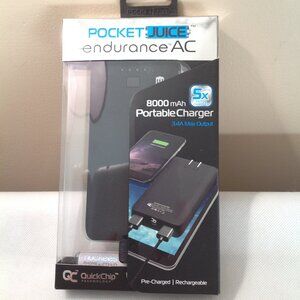 Pocket Juice Endurance AC 8000 mAh Portable Charger